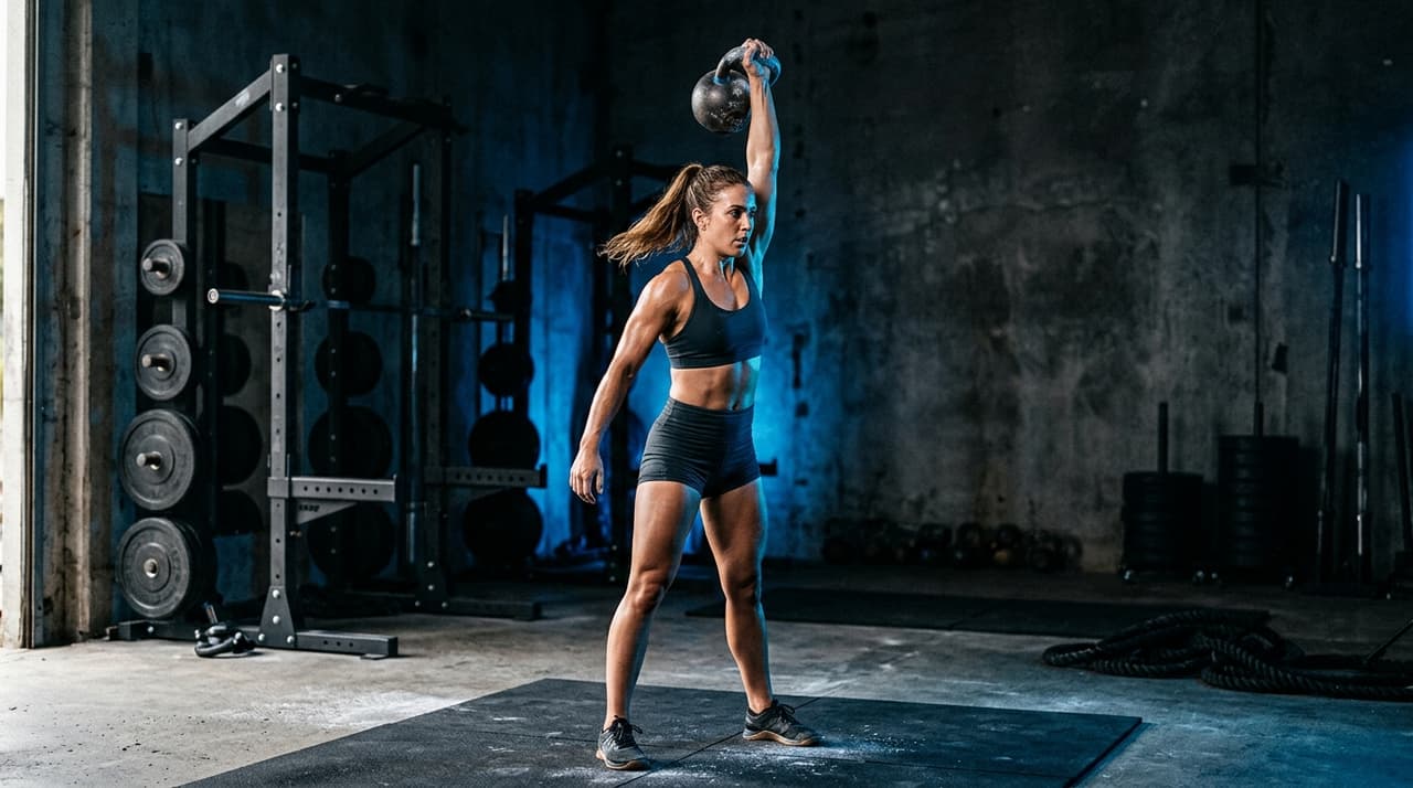 Kettlebell snatch technique for high-rep sets
